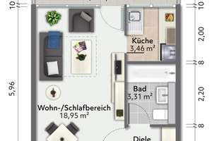 Kauf gegen Gebot / renovierungsbedürftiges Apartment im 9. OG mit Weitblick – Die vollständige Adresse der Immobilie erhältst du vom Anbieter., 80687 Friedenheim, München – Vorschaubild 16