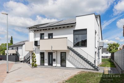 Neubau-Erstbezug KFW 55 in Miesau – Großzügige 3-Zimmer-Erdgeschosswohnung mit Garten