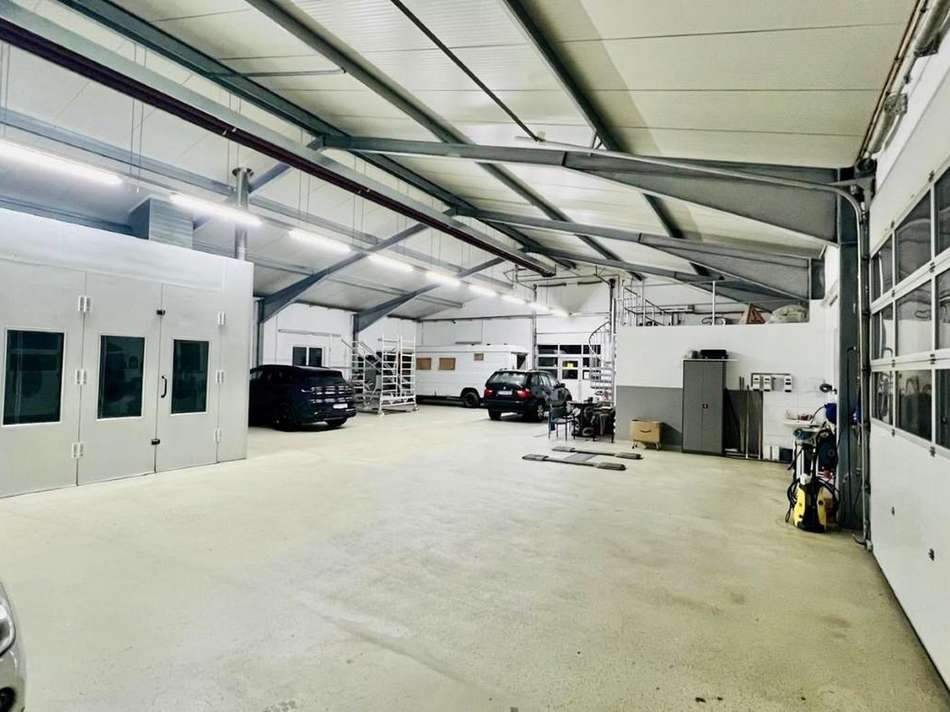 Lackierwerkstatt Innenbereich