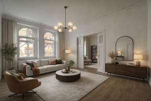 Herrliche Altbau-Wohnung gut angebunden in Hagen! Sanierte 3,0-Zimmer mit Terrasse – Moltkestr. 12, 58089 Wehringhausen, Hagen – Vorschaubild 1