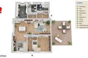 Umfangreich modernisiertes Einfamilienhaus im Außenbereich von Hörstel! – Die vollständige Adresse der Immobilie erhältst du vom Anbieter., 48477 Hörstel – Vorschaubild 27