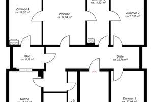 Alois Ansprenger - 5-Zimmer Altbauwohnung im Herzen von Schwabing – Die vollständige Adresse der Immobilie erhältst du vom Anbieter., 80802 Schwabing-Ost, München – Vorschaubild 8