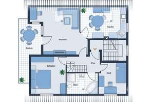 Eigentumswohnung • zum Kauf • Mittelbach • 4-5 Zimmer • Balkon • Garage • SELBSTnutzung !!! – Die vollständige Adresse der Immobilie erhältst du vom Anbieter., 9224 Mittelbach, Chemnitz – Vorschaubild 2