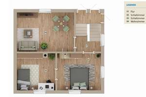 FAMILIENHAUS MIT 5 ZIMMERN, KÜCHE MIT GROßER VORRATSKAMMER, KLEINER GARTEN UND TERRASSE... – Die vollständige Adresse der Immobilie erhältst du vom Anbieter., 76228 Grünwettersbach, Karlsruhe – Vorschaubild 44