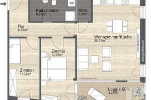Barrierearmer Wohnkomfort in hochwertiger Wohnanlage – 3-Zimmer-Wohnung in Fallersleben – Die vollständige Adresse der Immobilie erhältst du vom Anbieter., 38442 Fallersleben, Wolfsburg – Vorschaubild 18