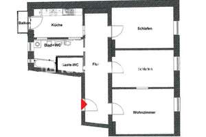 Tauschwohnung: Wunderschöne Altbauwohnung gegen kleinere Wohnung – Preysingstraße 20, 81669 Haidhausen Süd, München – Vorschaubild 6
