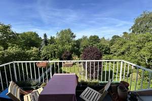 Ruhige Wohnung mit Südwest-Balkon und Blick ins Grüne in Himmelgeist