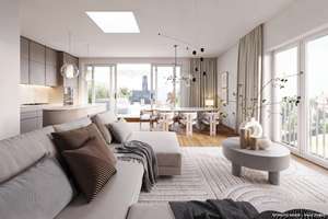Sonniges Penthouse mit ca. 50m² Süd/West Terrasse und Panoramablick – Die vollständige Adresse der Immobilie erhältst du vom Anbieter., 12159 Friedenau, Berlin – Vorschaubild 1