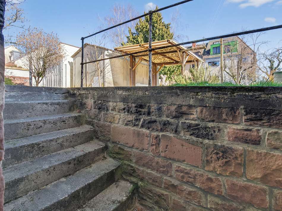 Kelleraufgang zum Garten