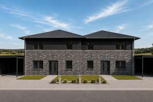 Neubau Doppelhaushälfte 134 m² Wohnfläche 5 Zimmer Erstbezug – Die vollständige Adresse der Immobilie erhältst du vom Anbieter., 25792 Neuenkirchen – Vorschaubild 1