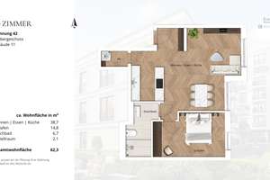 2-Zimmer Neubauwohnung im Kö-Karree - nur 80m von der Königsallee entfernt – Talstraße 11, 40217 Friedrichstadt, Düsseldorf – Vorschaubild 5