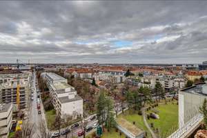 Möbliert: Helle, schöne 1-Zimmer Wohnung mit Panoramablick  – 80687 Friedenheim, München – Vorschaubild 12