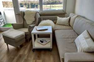Möblierte super ruhige 1- Zimmer Wohnung (Gebäuderückseite) in Augsburg mit Blick ins Grüne – Haunstetterstrasse 95, 86161 Hochfeld, Augsburg – Vorschaubild 13