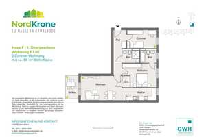 1/2 MONAT MIETFREI* Hannover Kronsrode Neubau (A11): EBK, Balkon, 2 Bäder, Fußbodenhzg, Lift, TG – Bette-Graham-Straße 42, 30539 Hannover – Vorschaubild 11