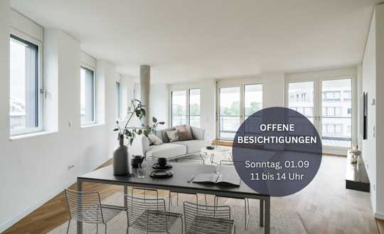 Luxuriöse 4-Zimmer Neubauwohnung mit Blick auf den Rhein im 3.OG