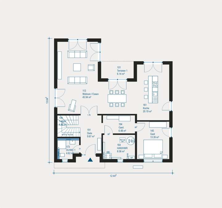 Grundriss veränderbar