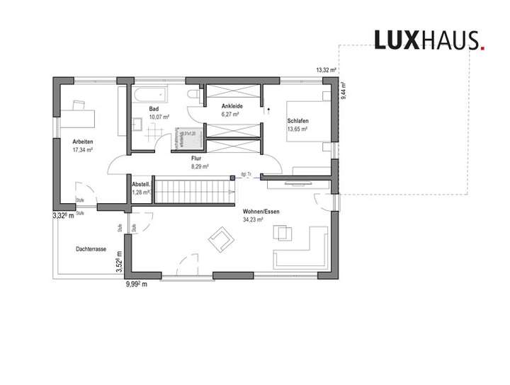 Grundriss Obergeschoss