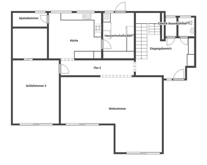 Grundriss Skizze EG