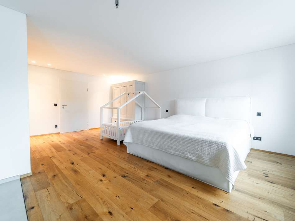 Schlafbereich im Masterbedroom