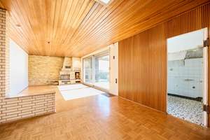 Wunderbarer Blick inklusive! Erbpacht - Sanierungsbedürftiger Bungalow mit Garage – Fuchsfeldweg 26, 47259 Mündelheim, Duisburg – Vorschaubild 5
