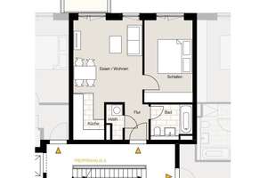 Mit Parkettboden, Einbauküche und Tiefgaragenstellplatz – Albert-Einstein-Straße 43, 49076 Westerberg, Osnabrück – Vorschaubild 14