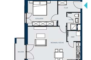 Neuwertige 2-Zimmer Wohnung in zentraler Lage – 60486 Bockenheim, Frankfurt am Main – Vorschaubild 13