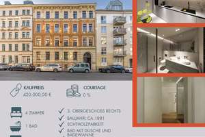 Renovierung 2026 | 4-Zimmer-Wohnung mit modernem Designkonzept in der Südvorstadt | Provisionsfrei – Körnerstraße 46, 4107 Südvorstadt, Leipzig – Vorschaubild 15