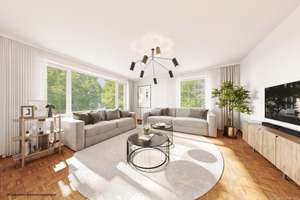 Freistehendes Einfamilienhaus auf traumhaftem Gartengrundstück mit viel Potenzial in Solln.