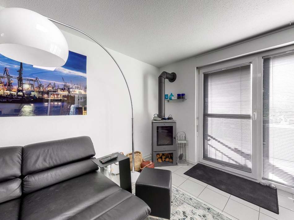 Wohnbereich mit Kamin