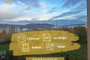 Wohnkomfort pur: 3-Raum-Wohnung mit zwei Balkonen in Jena Ammerbach – Die vollständige Adresse der Immobilie erhältst du vom Anbieter., 7745 Winzerla, Jena – Vorschaubild 2