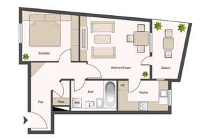 *freiwerdend zu Sep. 2026!* 2-Zimmer I Süd-Balkon I Einbauküche I Aufzug I Parkett I zentrumsnah – Die vollständige Adresse der Immobilie erhältst du vom Anbieter., 4275 Südvorstadt, Leipzig – Vorschaubild 27