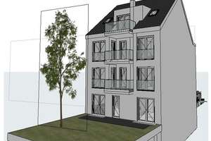 Neubau MFH A+, KFW 40, mit Grundstück, PV Anlage, Fußbodenheizung und Garage mit Grundstück – Schlebuscherstraße 10, 40591 Wersten, Düsseldorf – Vorschaubild 2