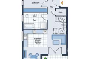 Neuwertige Maisonette-Wohnung mit drei Zimmern und Balkon in Heepen – Alter Postweg 50, 33719 Heepen, Bielefeld – Vorschaubild 12