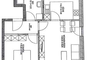 Exklusive, möblierte 2-Zimmer-Wohnung mit Balkon & Garage | Upscale Furnished 2-Room Apartment – Oettinger Straße 9, 86154 Oberhausen-Nord, Augsburg – Vorschaubild 5
