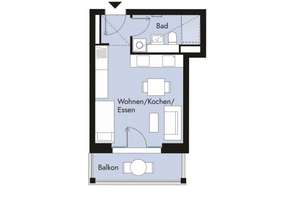 Smart geschnittene 1-Zimmer-Wohnung mit Balkon – Dammerowstraße 8-11, 13187 Pankow (Ortsteil), Berlin – Vorschaubild 7