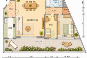 Ein 3-Zimmer-Logenplatz an der Sonne! 
Komfortwohnung mit Pool- & Saunanutzung in Bergisch Gladbach – Die vollständige Adresse der Immobilie erhältst du vom Anbieter., 51465 Stadtmitte, Bergisch Gladbach – Vorschaubild 21