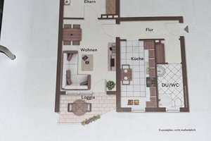 2 Zimmer Wohnung mit Balkon in Düsseldorf Unterrath  – Oldenburger Str. 5, 40468 Unterrath, Düsseldorf – Vorschaubild 7