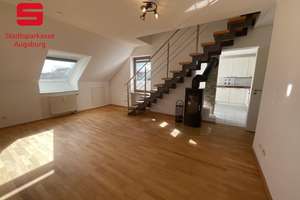 Maisonette-Wohnung mit zusätzlicher Fläche – Die vollständige Adresse der Immobilie erhältst du vom Anbieter., 86179 Haunstetten-Nord, Augsburg – Vorschaubild 1
