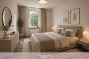 Helle 2-Raum-Wohnung mit Tageslichtbad, Einbauküche und Gemeinschaftsgarten