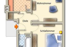 Gemütlich! Praktisch! Top 2,5 Raum Wohnung in GE-Schalke! Weißes Bad! Renoviert!! – Hülsmannstraße 2, 45881 Schalke-Nord, Gelsenkirchen – Vorschaubild 8