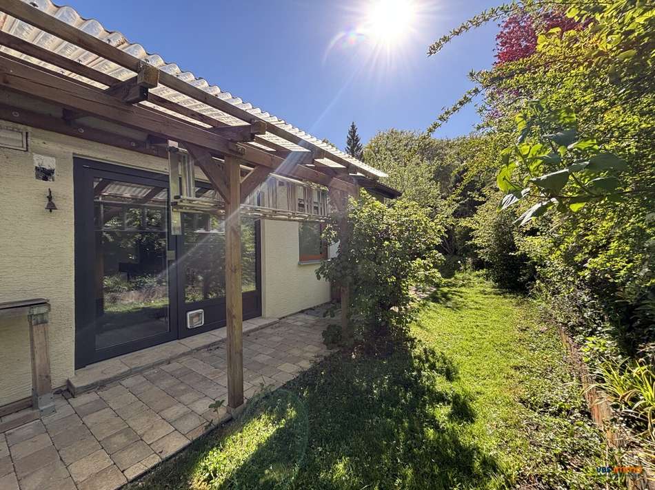 Zugang vom Haus in den Garten
