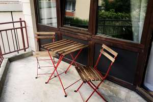Schöne modernisierte teilmöblierte helle 1-Raum-Wohnung mit Balkon und Einbauküche in Schwabing-West – Schleißheimer Straße 188, 80797 Am Luitpoldpark, München – Vorschaubild 9