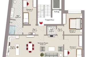 Erstbezug: Moderne 4-Zimmer-Wohnung mit Traumausblick – Kaiser-Wilhelm-Straße 2, 75175 Nordstadt, Pforzheim – Vorschaubild 13