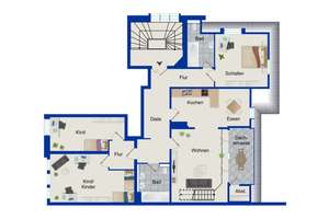 Leipzig-Altlindenau: Helle 6-Zimmer-Maisonette mit 2 Bädern im denkmalgeschützten Altbau – Die vollständige Adresse der Immobilie erhältst du vom Anbieter., 4177 Altlindenau, Leipzig – Vorschaubild 21
