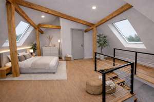 100.000 Euro Bonus! Attika Penthouse Jugendstil Maisonette Atelier 100 qm mit Dachterrasse – Ostwall 25, 44135 City, Dortmund – Vorschaubild 13
