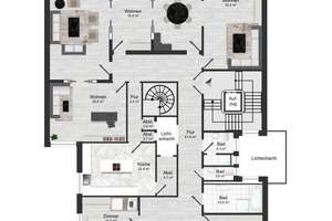 Exklusive 8,5 Zimmer Wohnung in bester Lage in Rotherbaum – Die vollständige Adresse der Immobilie erhältst du vom Anbieter., 20146 Rotherbaum, Hamburg – Vorschaubild 15