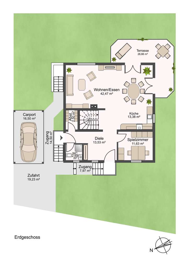 Grundriss Erdgeschoss