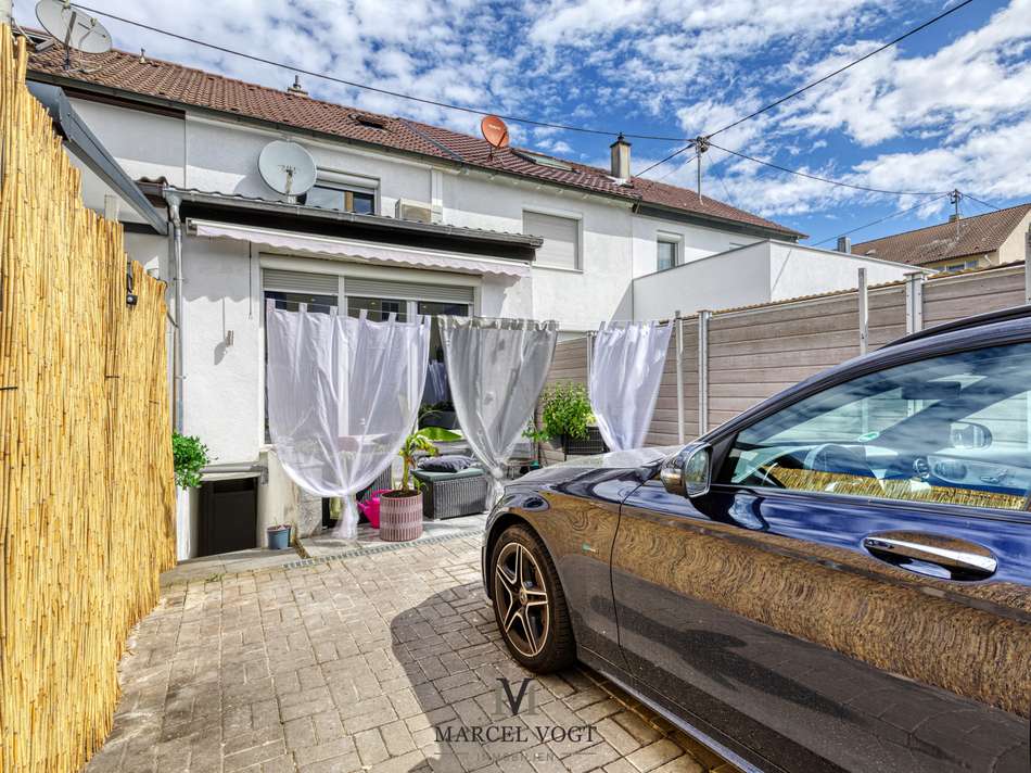 Blick zum Haus
