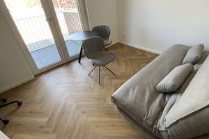 Natur pur trifft Hauptstadt - 1-Raum-Wohnung komplett möbliert mit FBH – Henriette-Lustig-Straße 21b, 12555 Köpenick, Berlin – Vorschaubild 5