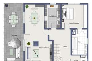Freistehendes Einfamilienhaus mit
Einliegerwohnung, Garage & großer Terrasse – Die vollständige Adresse der Immobilie erhältst du vom Anbieter., 64839 Münster – Vorschaubild 14